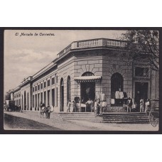 CORRIENTES ANTIGUA TARJETA POSTAL EL MERCADO RARA